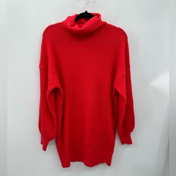 Anthropologie Red Midi Dress - Picture 2 of 15